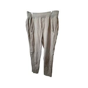 Lululemon Grey Jogger Sweatpants Size L‎ Casual Lounge Zip Pocket